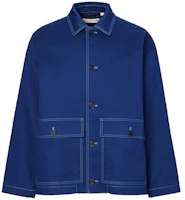 UNIQLO x MARNI Collaboration Unisex Oversized Workwear Jacket Blue 449587-66 UNIQLO x MARNI Collaboration Unisex Oversized Workwear Jacket Blue 449587-66