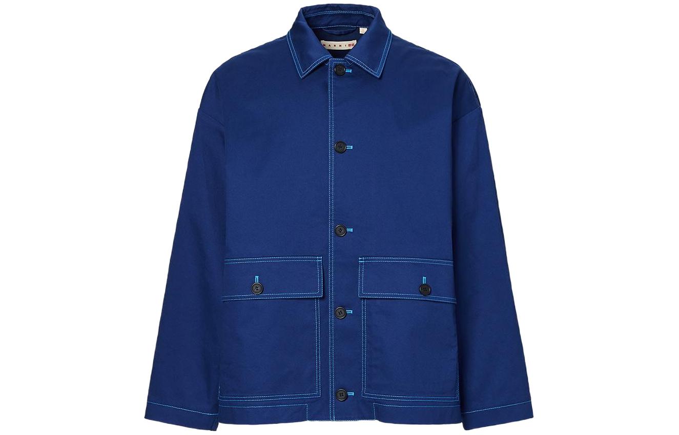 Order UNIQLO x MARNI 聯名男女寬鬆工裝外套 藍色 449587-66