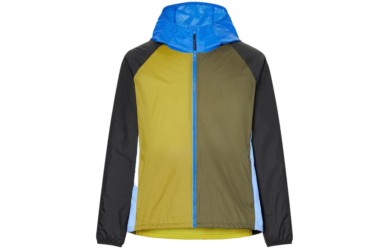 UNIQLO MARNI Colorblock Zip-Up Hooded Jacket Deep Green Unisex 449644-58