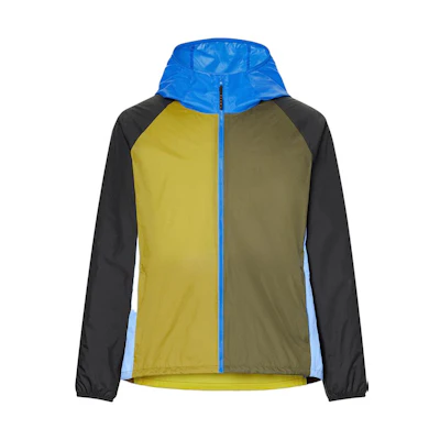 UNIQLO MARNI Colorblock Zip-Up Hooded Jacket Deep Green Unisex 449644-58