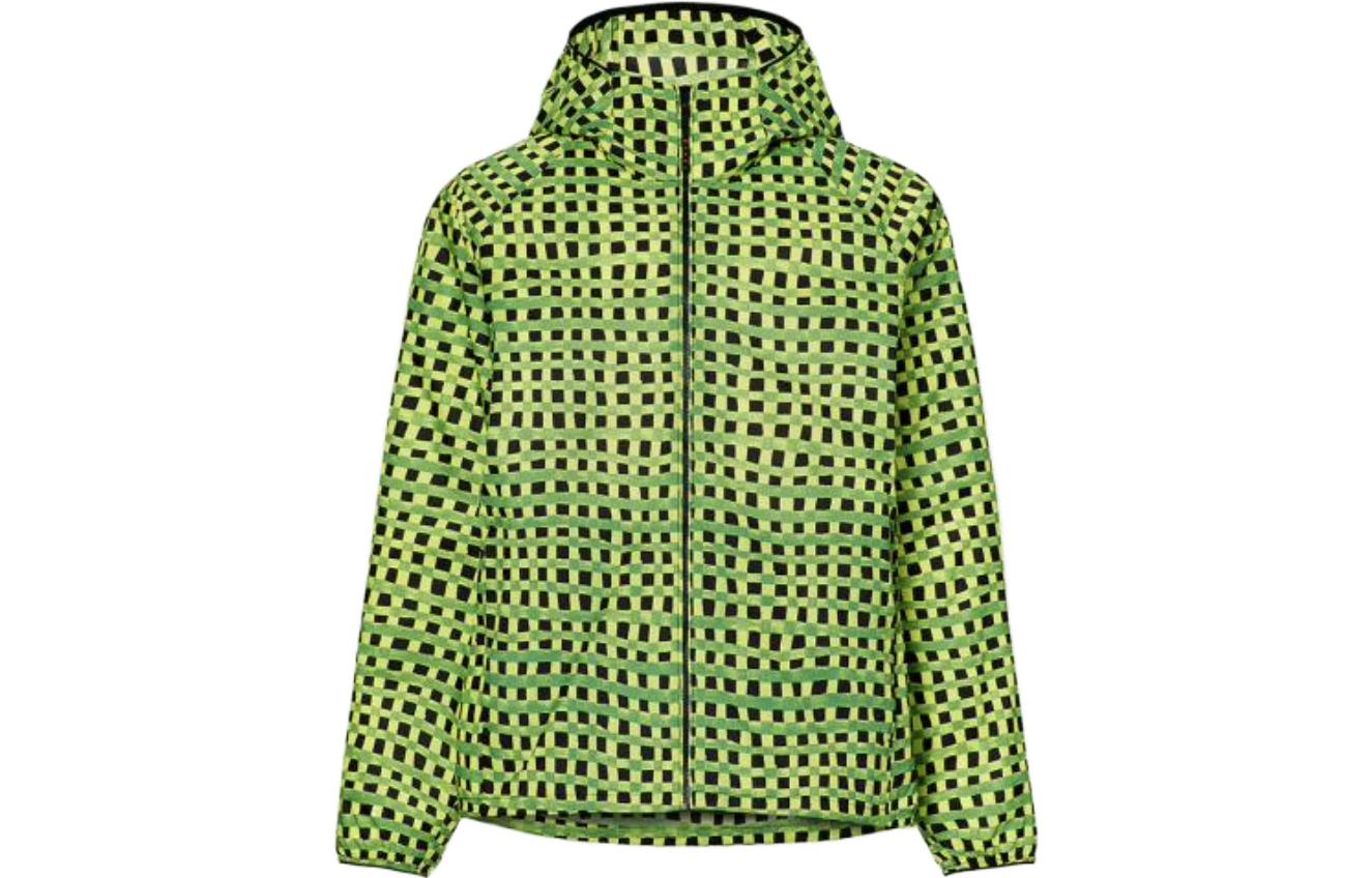 UNIQLO Marni Plaid Hooded Jacket Unisex - Dark Green 449645-59