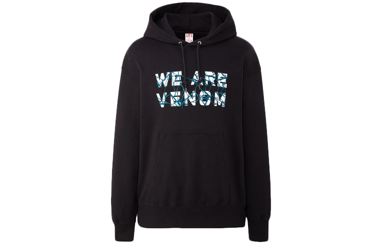 Order UNIQLO x MARVEL Hoodie Unisex Black Collaboration Edition 423184-09