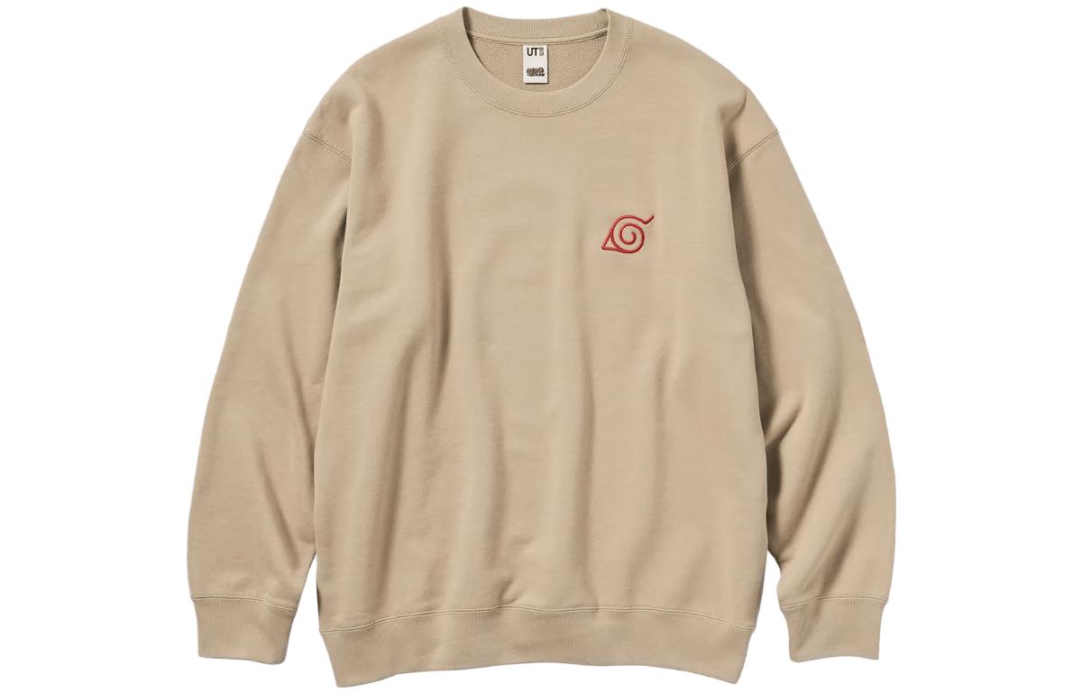 UNIQLO Naruto FW23 Beige Graphic Crewneck Sweatshirt Unisex 470987-31