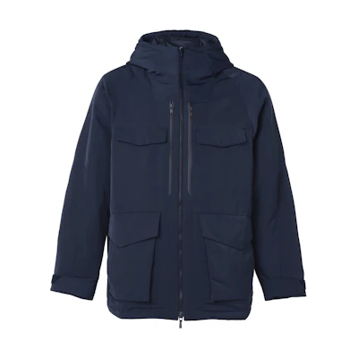 UNIQLO White Mountaineering Winter Loose-Fit Down Jacket Navy Blue. 442563-69