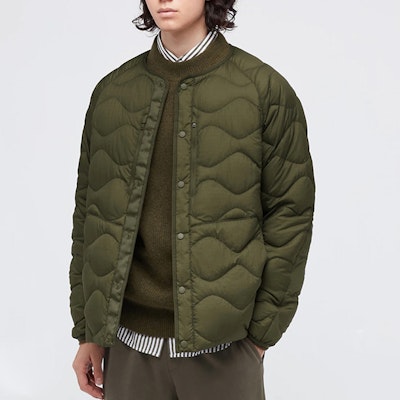 UNIQLO x White Mountaineering聯名橄欖綠羽絨外套 冬季中性款式系列 442562-56 Details for UNIQLO x White Mountaineering聯名橄欖綠羽絨外套 冬季中性款式系列 442562-56