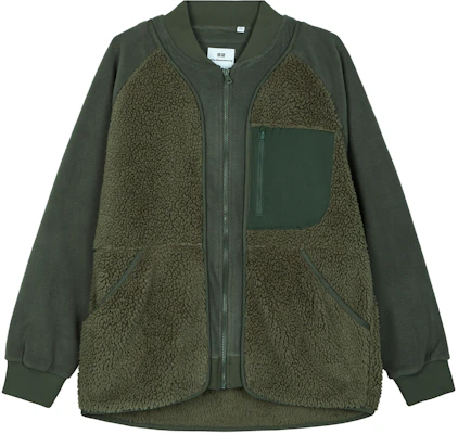 UNIQLO x White Mountaineering 男女款抓絨寬鬆外套 - 深橄欖綠 442882-57 Order UNIQLO x White Mountaineering 男女款抓絨寬鬆外套 - 深橄欖綠 442882-57