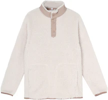 UNIQLO x White Mountaineering Fleece Oversized Pullover Unisex Beige Sweater 443221-30 UNIQLO x White Mountaineering Fleece Oversized Pullover Unisex Beige Sweater 443221-30