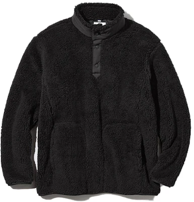 UNIQLO x White Mountaineering 羊毛抓絨男女套頭衫 - 黑色 443221-09 Buy UNIQLO x White Mountaineering 羊毛抓絨男女套頭衫 - 黑色 443221-09