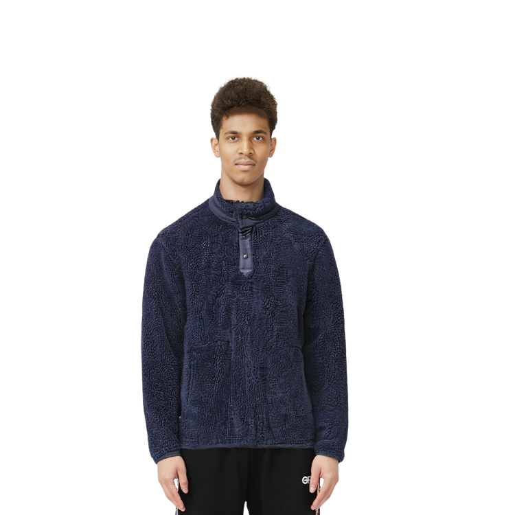 Purchase UNIQLO x White Mountaineering Fleece Pullover Sweatshirt Unisex - Indigo Blue 443221-69