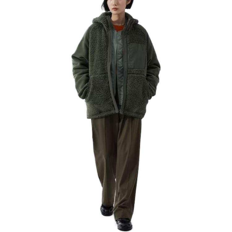 Shop UNIQLO x White Mountaineering FW23 寬鬆版拉鍊連帽外套 男女款 463350-58