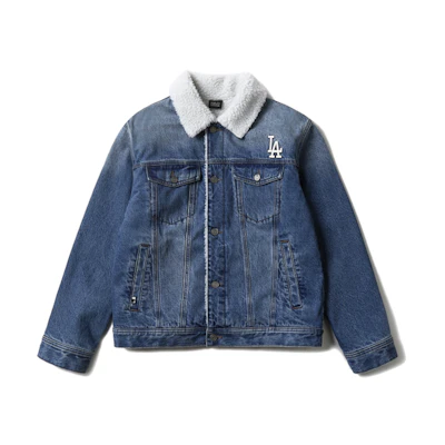 Unisex MLB Los Angeles Dodgers Blue Denim Jacket 31JPN1041-07U