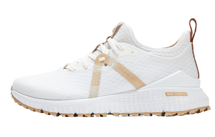 UNITED ARROWS x COLE HAAN White Low-Top Breathable Casual Sneakers. C37907