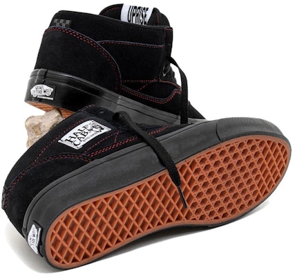 Uprise Skateshop x Vans Half Cab 休閒滑板鞋 男女款 黑色 Shop Uprise Skateshop x Vans Half Cab 休閒滑板鞋 男女款 黑色