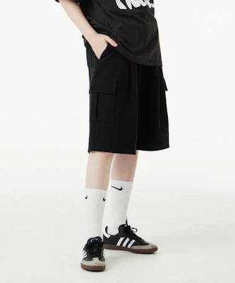 URBAN AGE 百慕大宽松工装短裤_黑色 U4SSB15BK Buy URBAN AGE 百慕大宽松工装短裤_黑色 U4SSB15BK