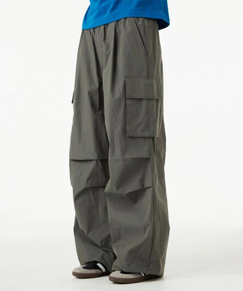 urban-age-waterproof-pleated-cargo-parachute-wide-pants-grey-u4-ssb-05-gr