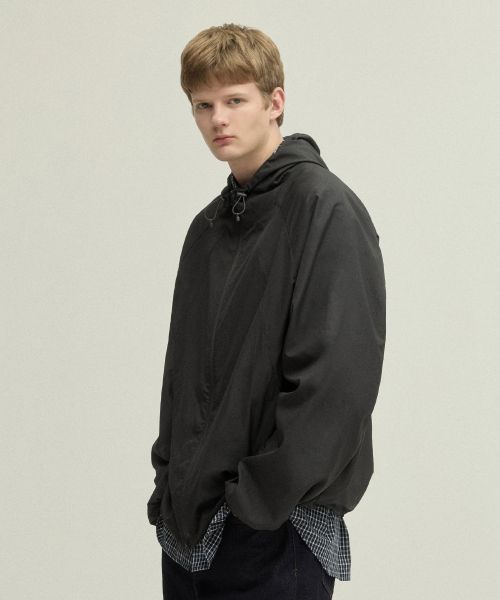 Shop URBANDTYPE Airlight Raglan Windbreaker Dark Gray UBFAJP001DG