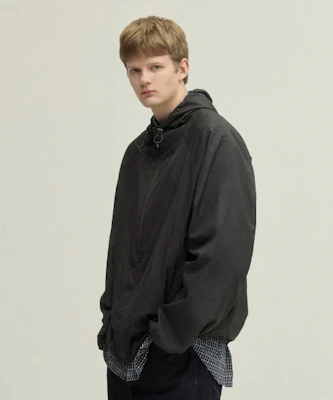 URBANDTYPE Airlight Raglan Windbreaker Dark Gray UBFAJP001DG Shop URBANDTYPE Airlight Raglan Windbreaker Dark Gray UBFAJP001DG