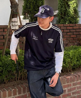 URBANDTYPE Football Jersey T-Shirt_Navy UBDUTS002NY Buy URBANDTYPE Football Jersey T-Shirt_Navy UBDUTS002NY
