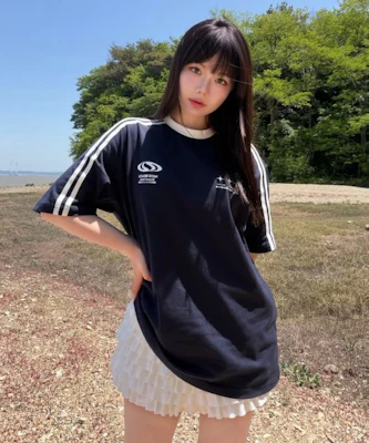 URBANDTYPE Football Jersey T-Shirt_Navy UBDUTS002NY Details for URBANDTYPE Football Jersey T-Shirt_Navy UBDUTS002NY