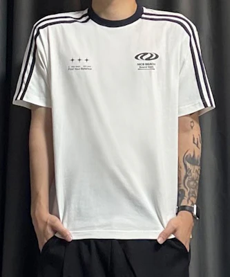 URBANDTYPE Football Jersey T-Shirt_White UBDUTS002WH Details for URBANDTYPE Football Jersey T-Shirt_White UBDUTS002WH