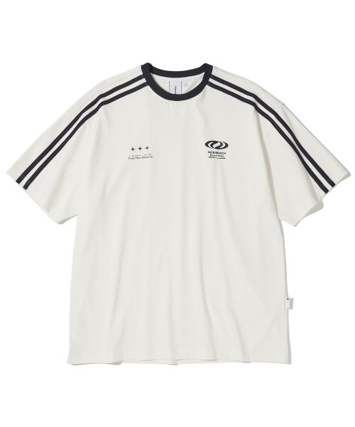 Sizing URBANDTYPE Football Jersey T-Shirt_White UBDUTS002WH