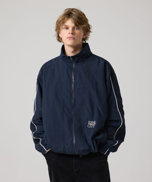 Sizing URBANDTYPE Running Club Track Jacket - Navy_ OL209