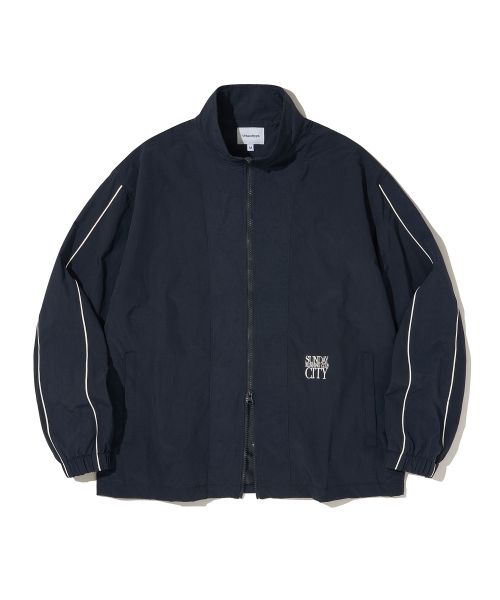 Cheap URBANDTYPE Running Club Track Jacket - Navy_ OL209
