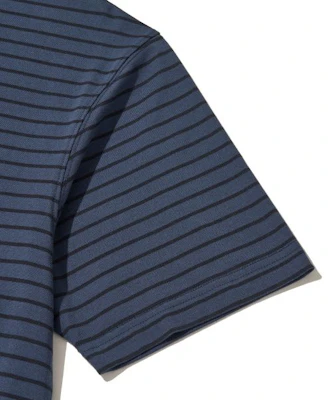 Urbandtype Vintage Label Stripe T-Shirt - Navy UBFUTS003NY Sizing Urbandtype Vintage Label Stripe T-Shirt - Navy UBFUTS003NY