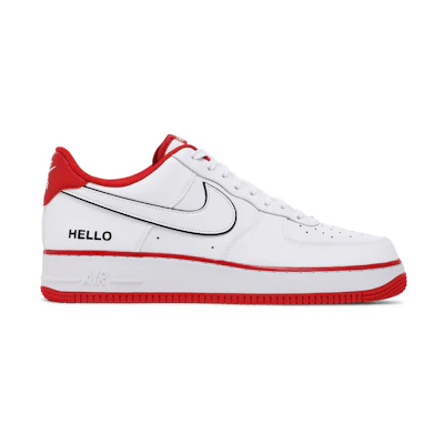 Urbanstar Nike Air Force 1 '07 LX 'HELLO Pack - White University Red'