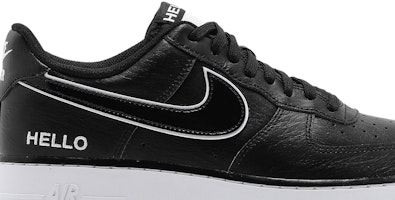 Urbanstar x Nike Air Force 1 '07 LX 'HELLO Pack - Hitam' CZ0327-001 Order Urbanstar x Nike Air Force 1 '07 LX 'HELLO Pack - Hitam' CZ0327-001