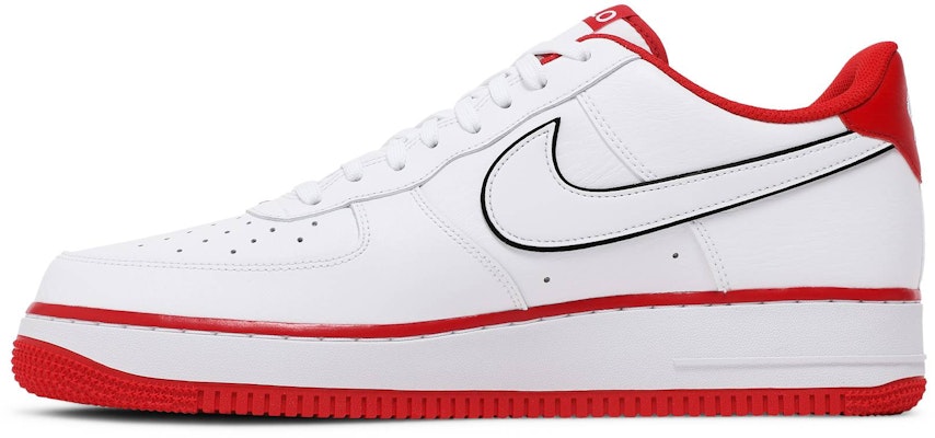 Nike air force 1 2025 07 lx white university red