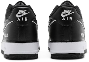 Urbanstar x Nike Air Force 1 '07 LX 'HELLO Pack - Hitam' CZ0327-001 Details for Urbanstar x Nike Air Force 1 '07 LX 'HELLO Pack - Hitam' CZ0327-001