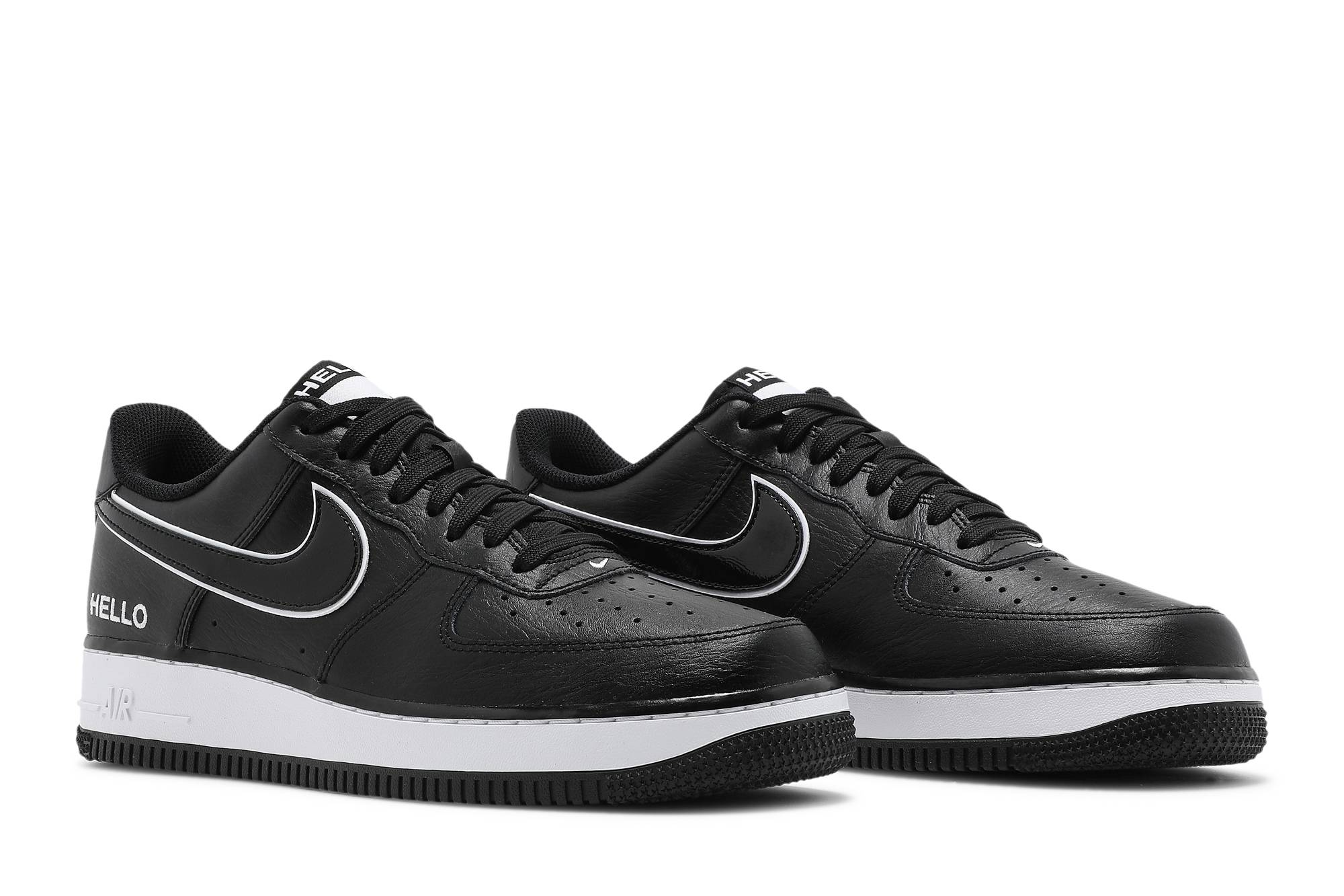 Cheap Urbanstar x Nike Air Force 1 '07 LX '你好系列 - 黑色' CZ0327-001