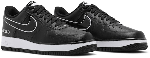 Urbanstar x Nike Air Force 1 '07 LX 'HELLO Pack - Hitam' CZ0327-001 Cheap Urbanstar x Nike Air Force 1 '07 LX 'HELLO Pack - Hitam' CZ0327-001