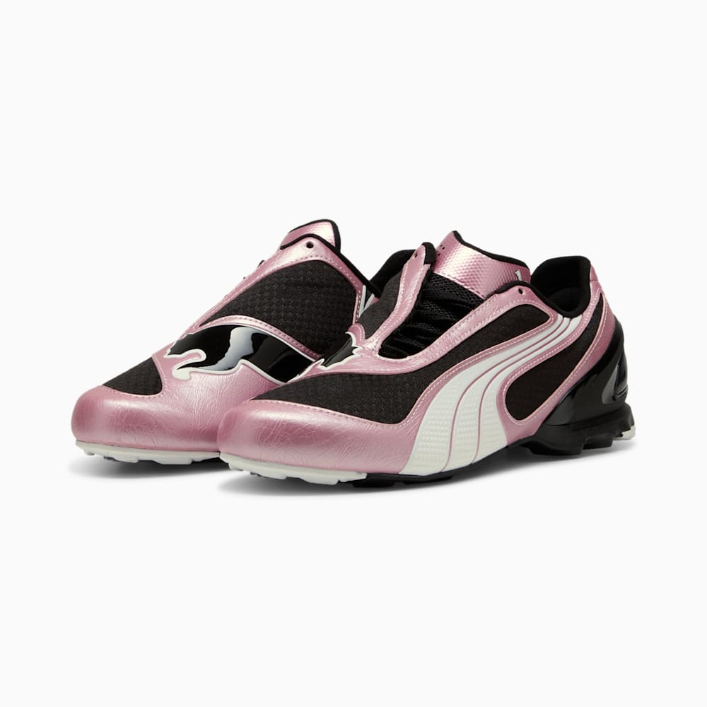 Shop V-S1 Metallic PUMA Hitam-Merah Jambu Poised 402953-01