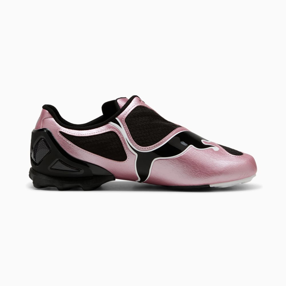 Sizing V-S1 Metallic PUMA Hitam-Merah Jambu Poised 402953-01