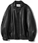 Order V2 465-3 Vegan Leather Overfit Jacket Black 5004614