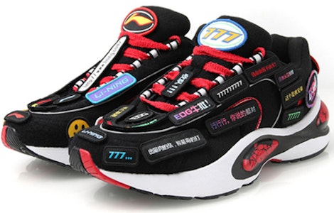 Li-Ning V8 x EDG 'Hitam Merah' ARHN283-1 Lookbook Li-Ning V8 x EDG 'Hitam Merah' ARHN283-1