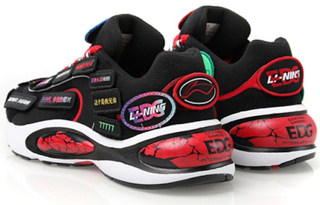 Li-Ning V8 x EDG 'Hitam Merah' ARHN283-1 Shop Li-Ning V8 x EDG 'Hitam Merah' ARHN283-1