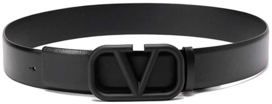 Valentino Cinturón de Cuero Negro 4cm con Hebilla Decorativa. 2Y2T0Q87WQG-0NO Shop Valentino Cinturón de Cuero Negro 4cm con Hebilla Decorativa. 2Y2T0Q87WQG-0NO