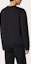 Shop Valentino Baju Gelap Crewneck dengan Warna Solid dan Aksen Bertatah. 2V3MF03U95S0NO