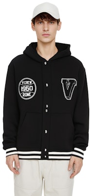 Valentino Jaket Hitam Berhud dengan Garis Jalur Lengan Panjang. 2V3MF24N9340NO Purchase Valentino Jaket Hitam Berhud dengan Garis Jalur Lengan Panjang. 2V3MF24N9340NO