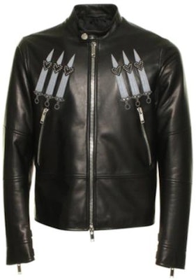 발렌티노 블랙 가죽 재킷 스탠드 칼라와 지퍼 클로저 NV3NA73P4JF-0NO Order 발렌티노 블랙 가죽 재킷 스탠드 칼라와 지퍼 클로저 NV3NA73P4JF-0NO