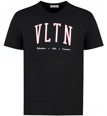 Valentino 黑色字母印花圓領 T 恤 SS23 2V3MG13D96STTL Buy Valentino 黑色字母印花圓領 T 恤 SS23 2V3MG13D96STTL