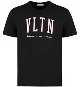 발렌티노 블랙 레터 프린트 크루넥 티셔츠 SS23 2V3MG13D96STTL Order 발렌티노 블랙 레터 프린트 크루넥 티셔츠 SS23 2V3MG13D96STTL