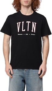 발렌티노 블랙 레터 프린트 크루넥 티셔츠 SS23 2V3MG13D96STTL Shop 발렌티노 블랙 레터 프린트 크루넥 티셔츠 SS23 2V3MG13D96STTL