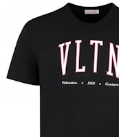 Valentino 黑色字母印花圓領 T 恤 SS23 2V3MG13D96STTL Details for Valentino 黑色字母印花圓領 T 恤 SS23 2V3MG13D96STTL