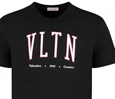 Valentino 黑色字母印花圓領 T 恤 SS23 2V3MG13D96STTL Sizing Valentino 黑色字母印花圓領 T 恤 SS23 2V3MG13D96STTL