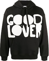 Valentino Black Letter Print Long-Sleeve Pullover Sweatshirt UV0MF15P6V2 Valentino Black Letter Print Long-Sleeve Pullover Sweatshirt UV0MF15P6V2