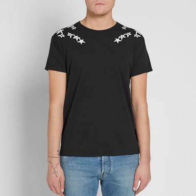 Valentino Kaos Hitam Bintang Crewneck Lengan Pendek. PV3MG10G46M0NO Shop Valentino Kaos Hitam Bintang Crewneck Lengan Pendek. PV3MG10G46M0NO